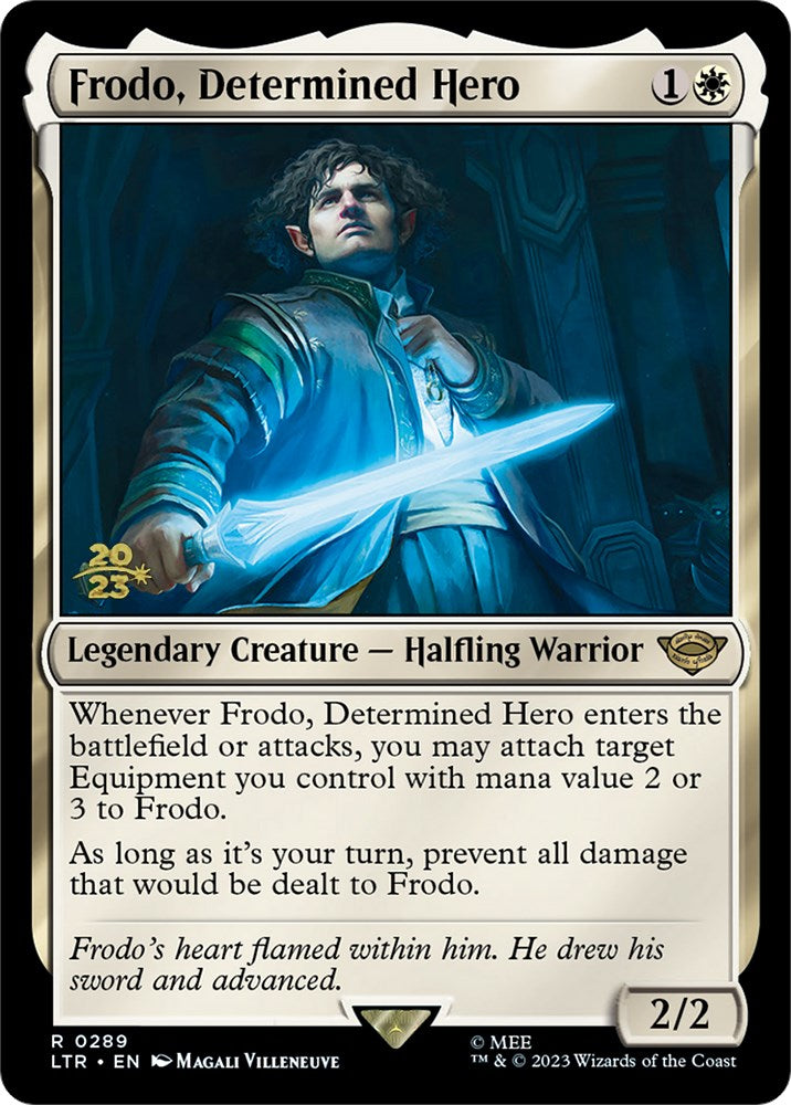 Image of Frodo, Determined Hero [The Lord of the Rings: Tales of Middle-Earth Prerelease Promos]