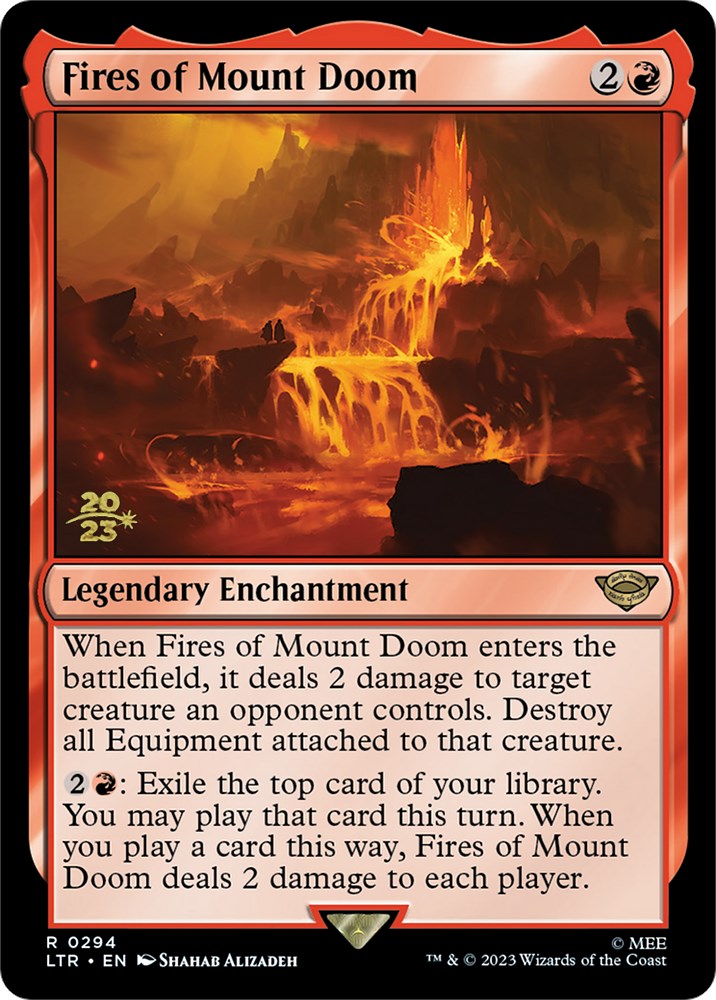 Image of Fires of Mount Doom [The Lord of the Rings: Tales of Middle-Earth Prerelease Promos]