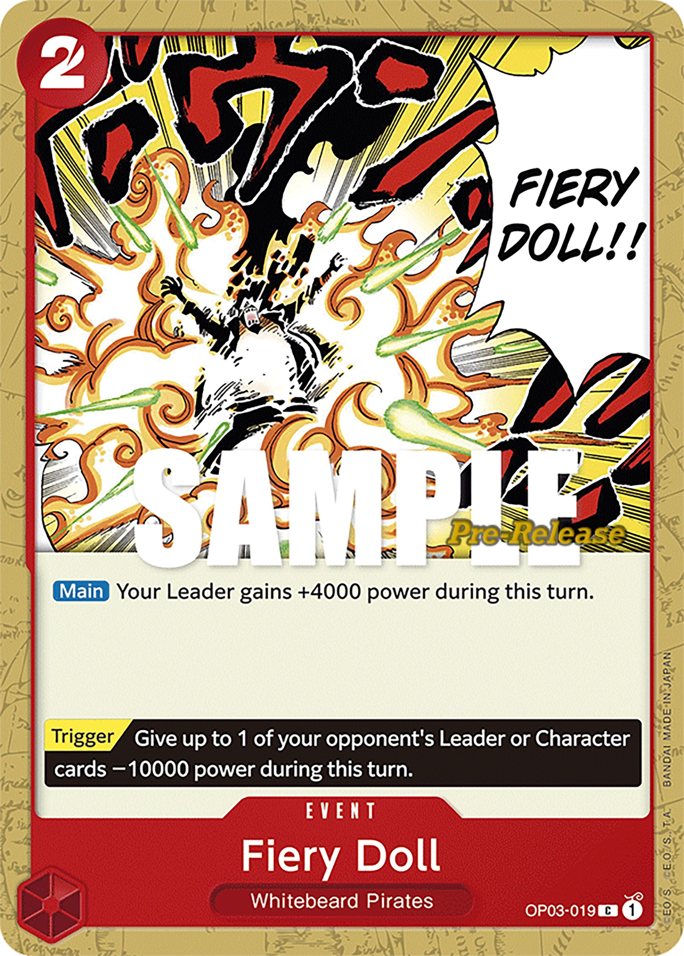 Image of Fiery Doll [Pillars of Strength Pre-Release Cards]