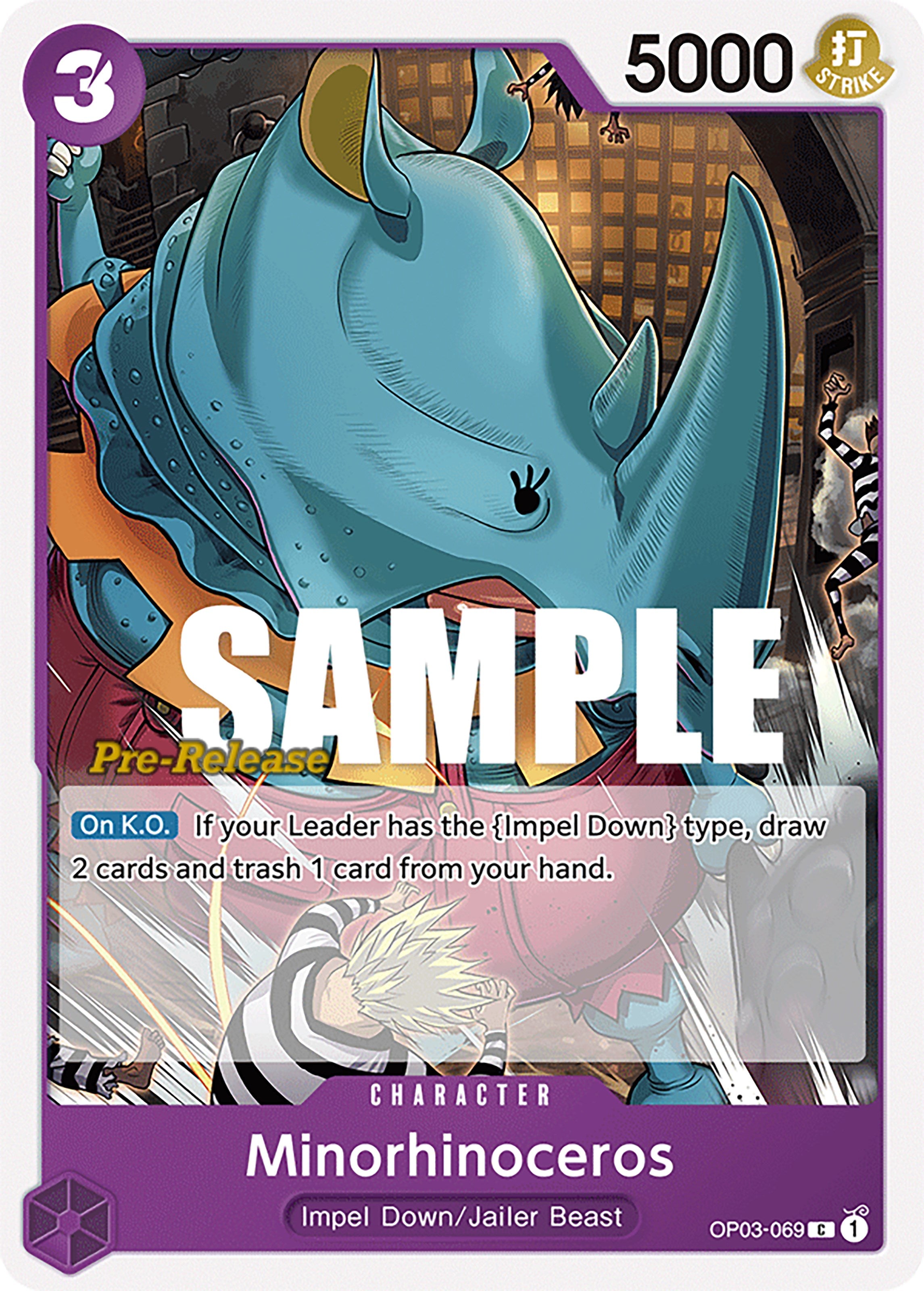 Image of Minorhinoceros [Pillars of Strength Pre-Release Cards]