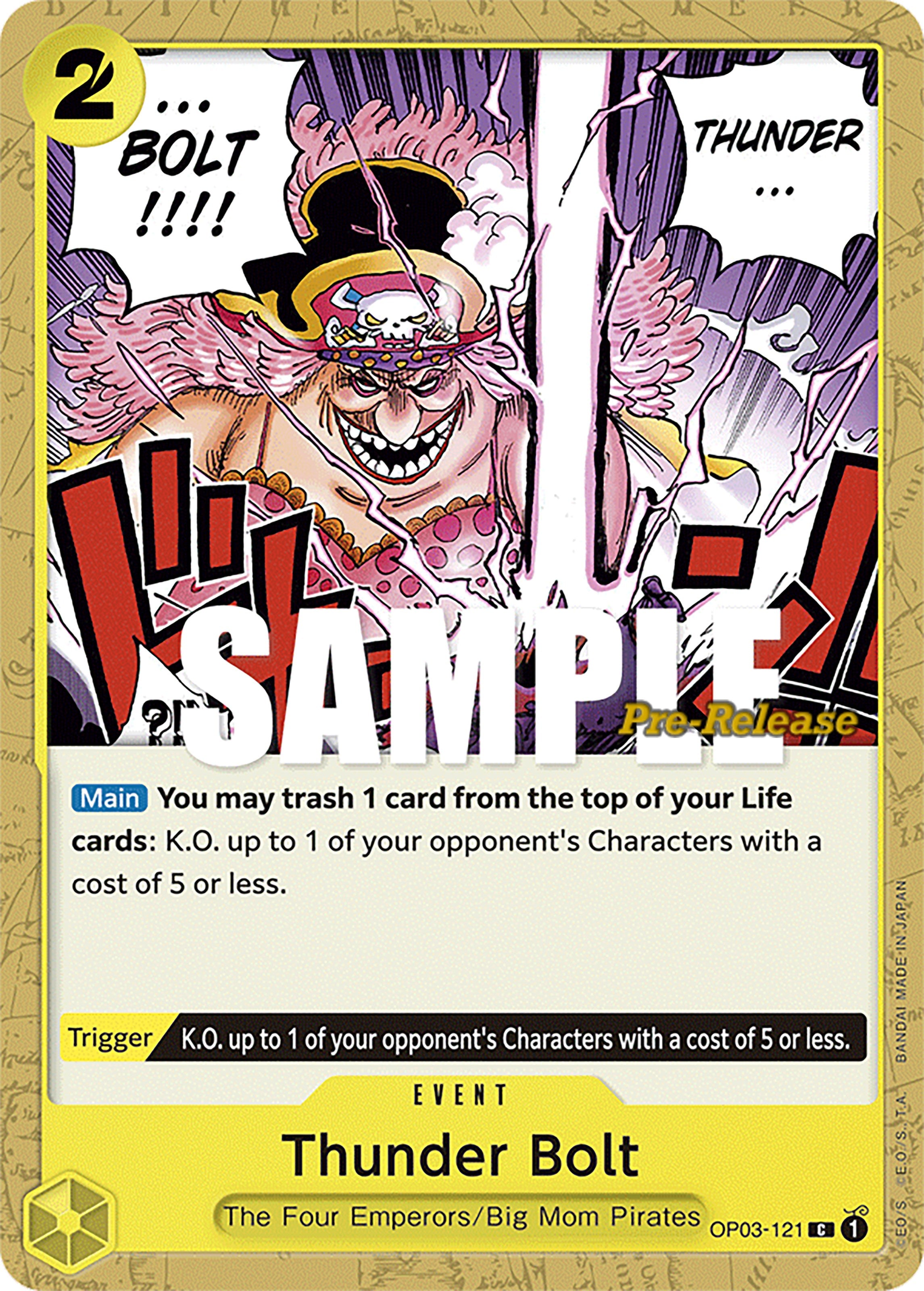 Image of Thunder Bolt [Pillars of Strength Pre-Release Cards]