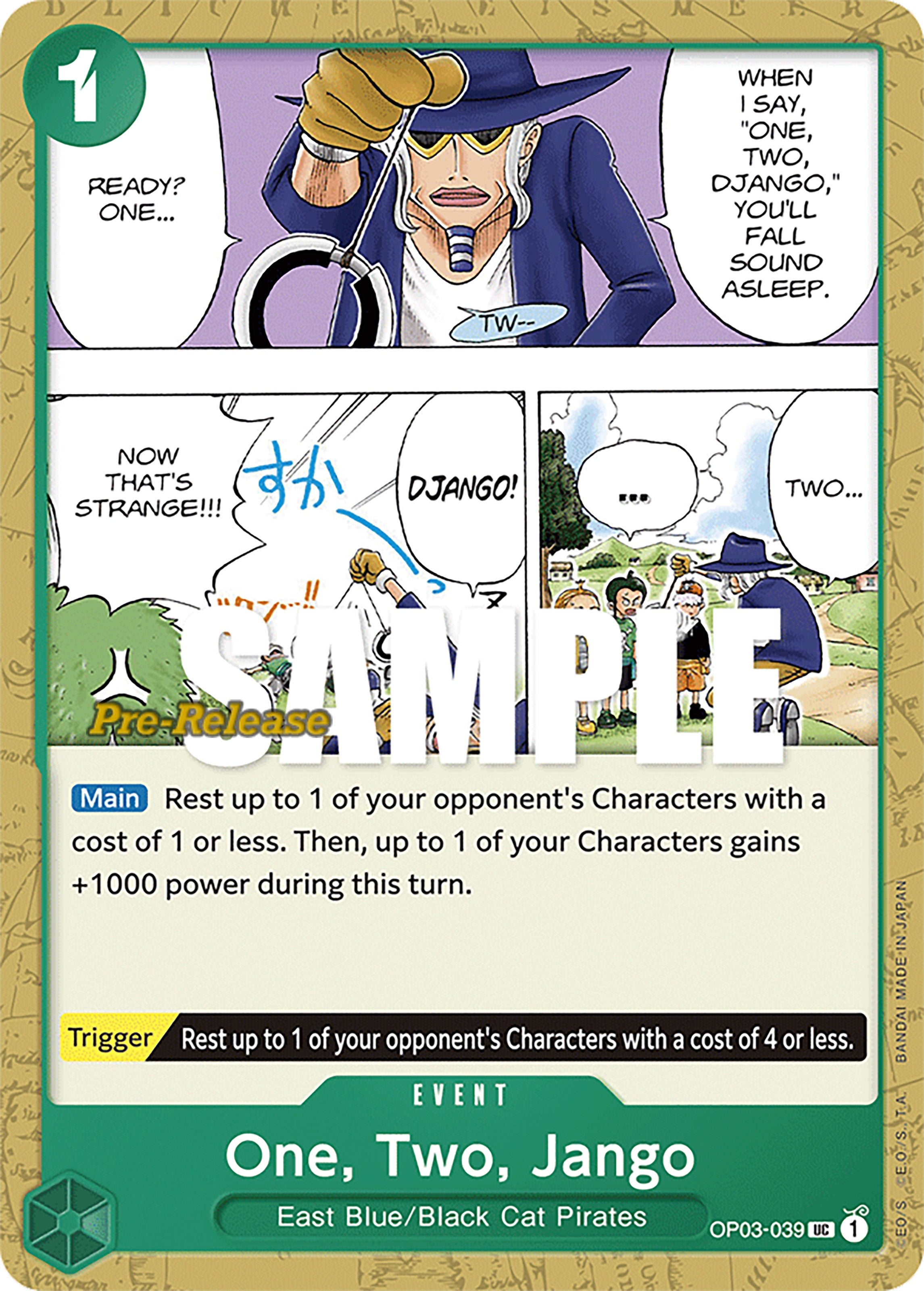 Image of One, Two, Jango [Pillars of Strength Pre-Release Cards]