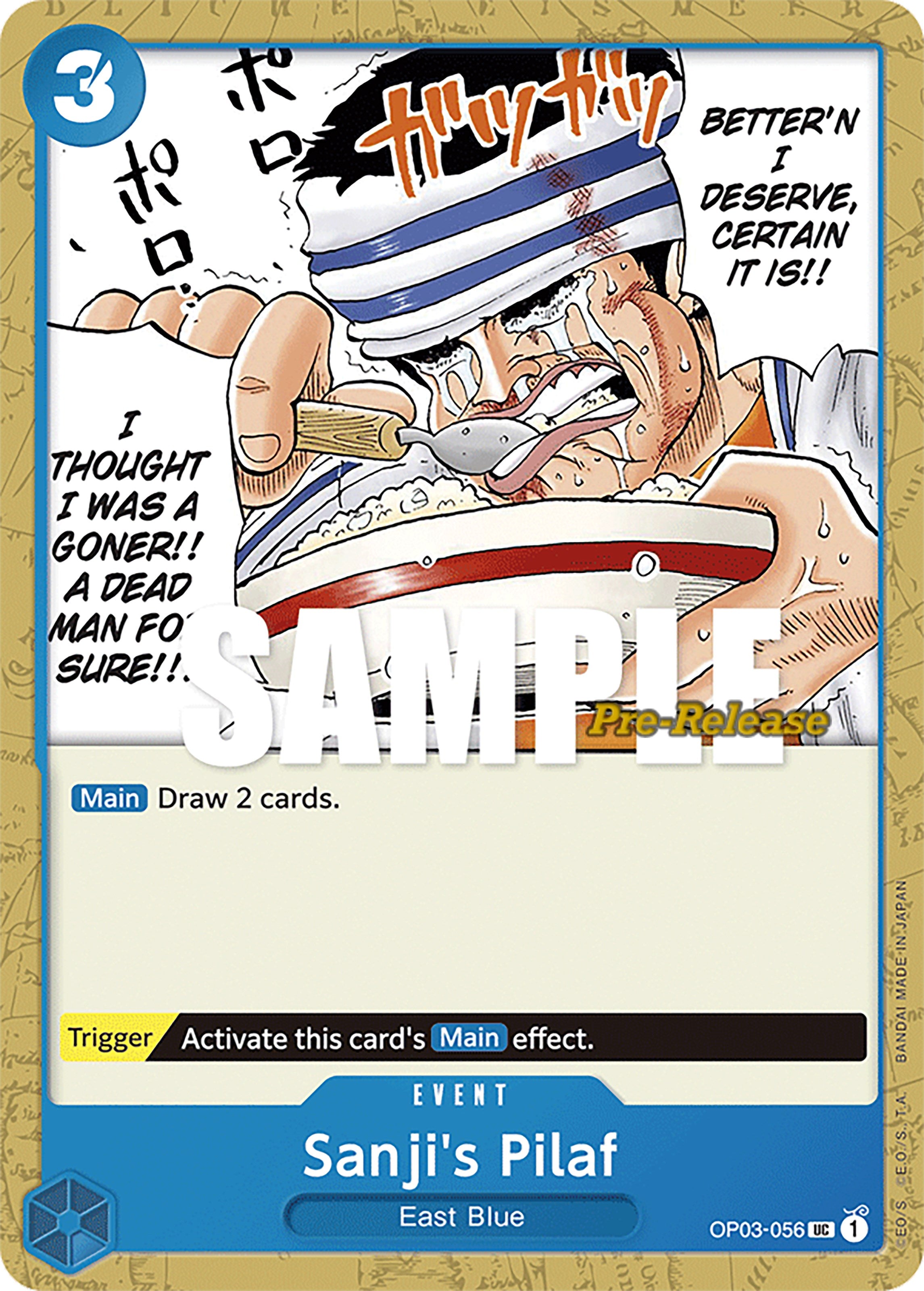 Image of Sanji's Pilaf [Pillars of Strength Pre-Release Cards]