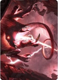 Image of Thundering Rebuke Art Card [Zendikar Rising Art Series]