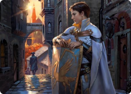 Image of Dennick, Pious Apprentice Art Card [Innistrad: Midnight Hunt Art Series]
