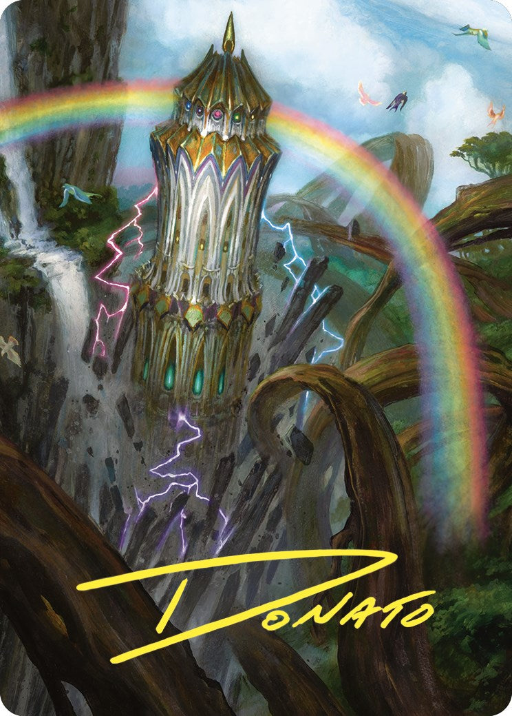 Image of Command Tower Art Card (Gold-Stamped Signature) [Commander Masters Art Series]