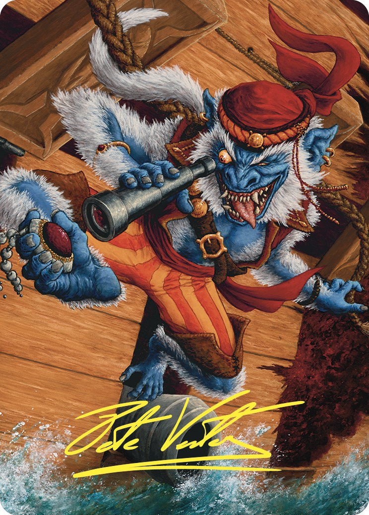 Image of Treasure Nabber Art Card (Gold-Stamped Signature) [Commander Masters Art Series]