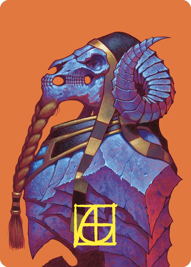Image of Neheb, the Eternal Art Card (Gold-Stamped Signature) [Commander Masters Art Series]