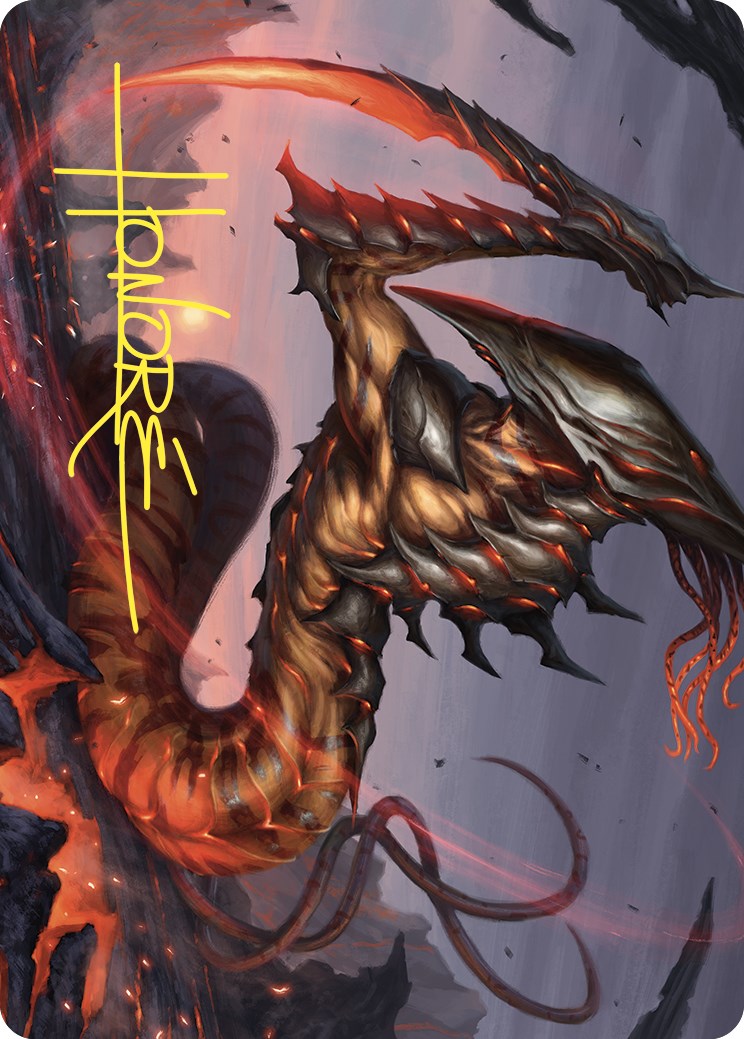 Image of Blade Sliver Art Card (Gold-Stamped Signature) [Commander Masters Art Series]