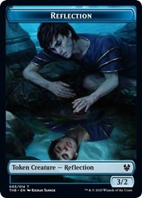 Image of Reflection // Satyr Double-Sided Token [Theros Beyond Death Tokens]