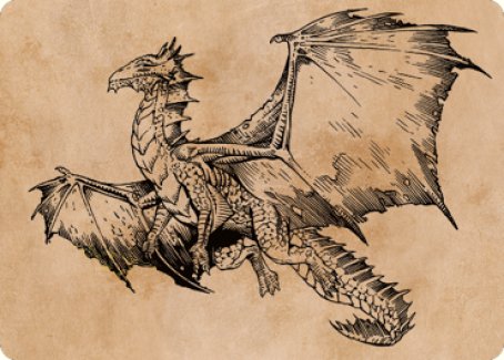 Image of Ancient Bronze Dragon Art Card (58) [Commander Legends: Battle for Baldur's Gate Art Series]