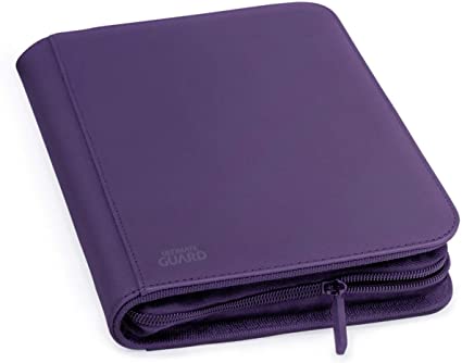 Image of Purple Xenoskin Zipfolio 4 Pocket - Ultimate Guard