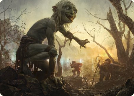 Image of Smeagol, Helpful Guide Art Card [The Lord of the Rings: Tales of Middle-earth Art Series]