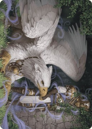 Image of Dutiful Griffin Art Card [Wilds of Eldraine Art Series]