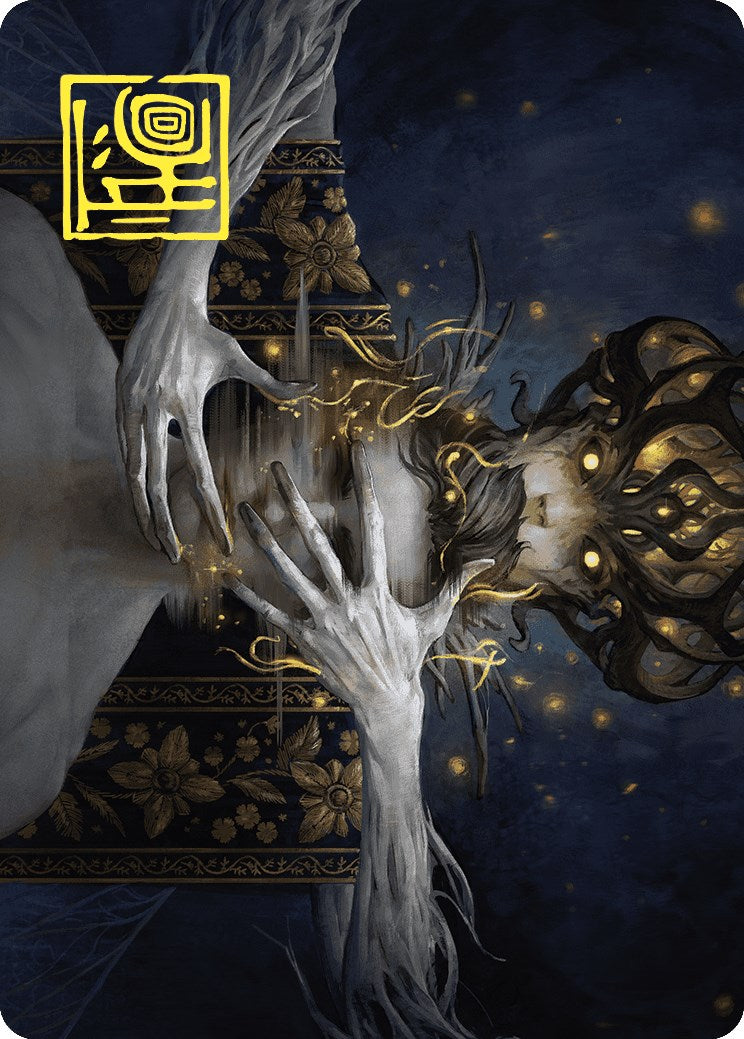 Image of Ego Drain Art Card (Gold-Stamped Signature) [Wilds of Eldraine Art Series]