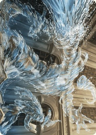 Image of Splashy Spellcaster Art Card [Wilds of Eldraine Art Series]