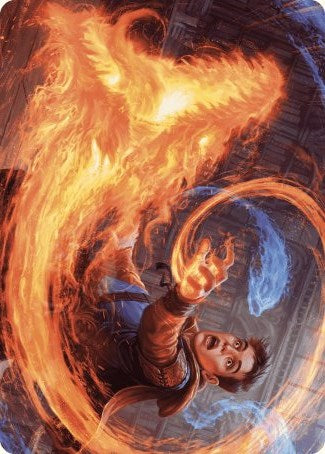 Image of Frantic Firebolt Art Card [Wilds of Eldraine Art Series]