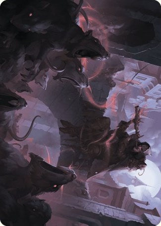 Image of Gnawing Crescendo Art Card [Wilds of Eldraine Art Series]