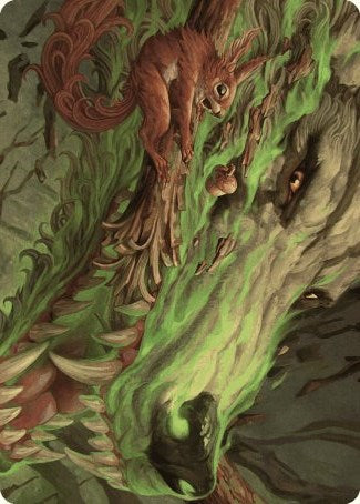 Image of Leaping Ambush Art Card [Wilds of Eldraine Art Series]