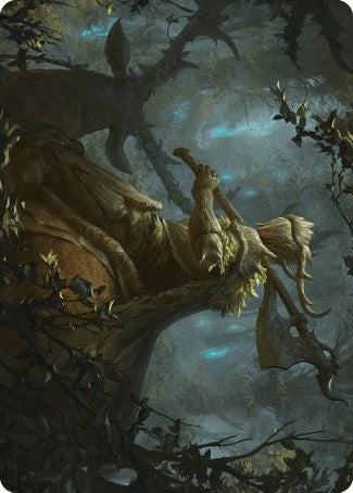 Image of Verdant Outrider Art Card [Wilds of Eldraine Art Series]