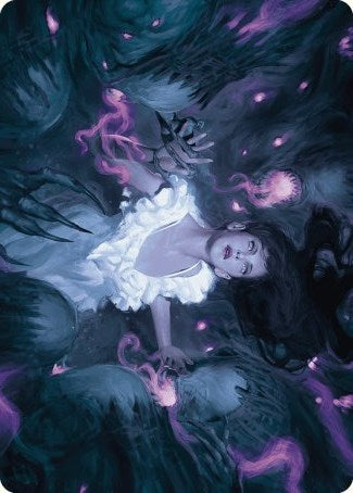 Image of Neva, Stalked by Nightmares Art Card [Wilds of Eldraine Art Series]