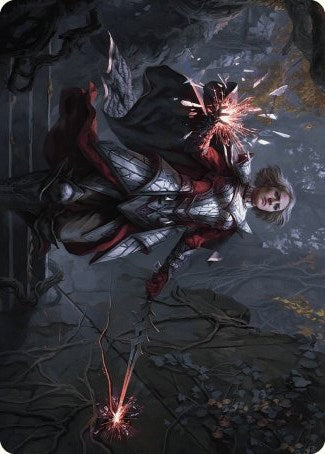 Image of Rowan, Scion of War Art Card (31/81) [Wilds of Eldraine Art Series]