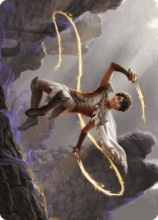 Image of Kellan, the Fae-Blooded Art Card [Wilds of Eldraine Art Series]