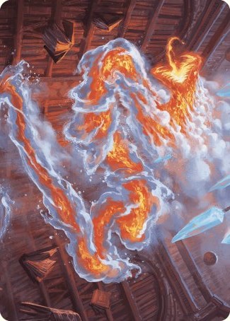 Image of Scalding Viper Art Card [Wilds of Eldraine Art Series]