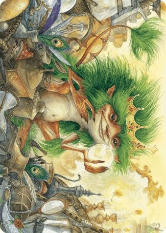 Image of Knickknack Ouphe Art Card [Wilds of Eldraine Art Series]