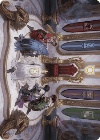 Image of Throne of Eldraine Art Card [Wilds of Eldraine Art Series]