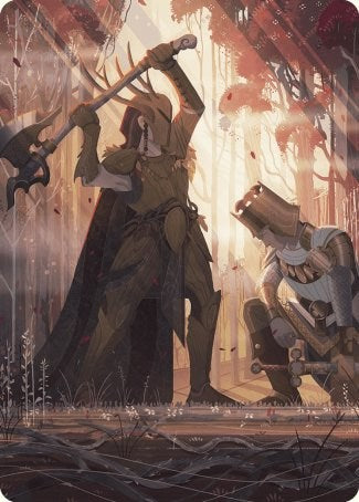 Image of Karmic Justice Art Card [Wilds of Eldraine Art Series]
