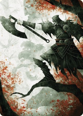 Image of Garruk's Uprising Art Card [Wilds of Eldraine Art Series]