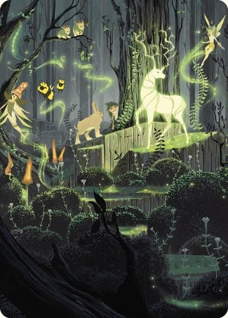 Image of Primal Vigor Art Card [Wilds of Eldraine Art Series]