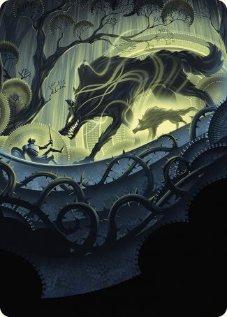 Image of Unnatural Growth Art Card [Wilds of Eldraine Art Series]