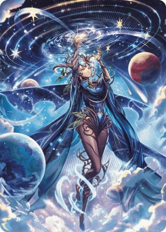 Image of Omniscience Anime Art Card [Wilds of Eldraine Art Series]