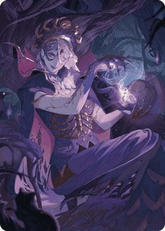 Image of Necropotence Art Card [Wilds of Eldraine Art Series]