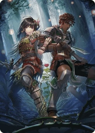 Image of Defense of the Heart Art Card [Wilds of Eldraine Art Series]