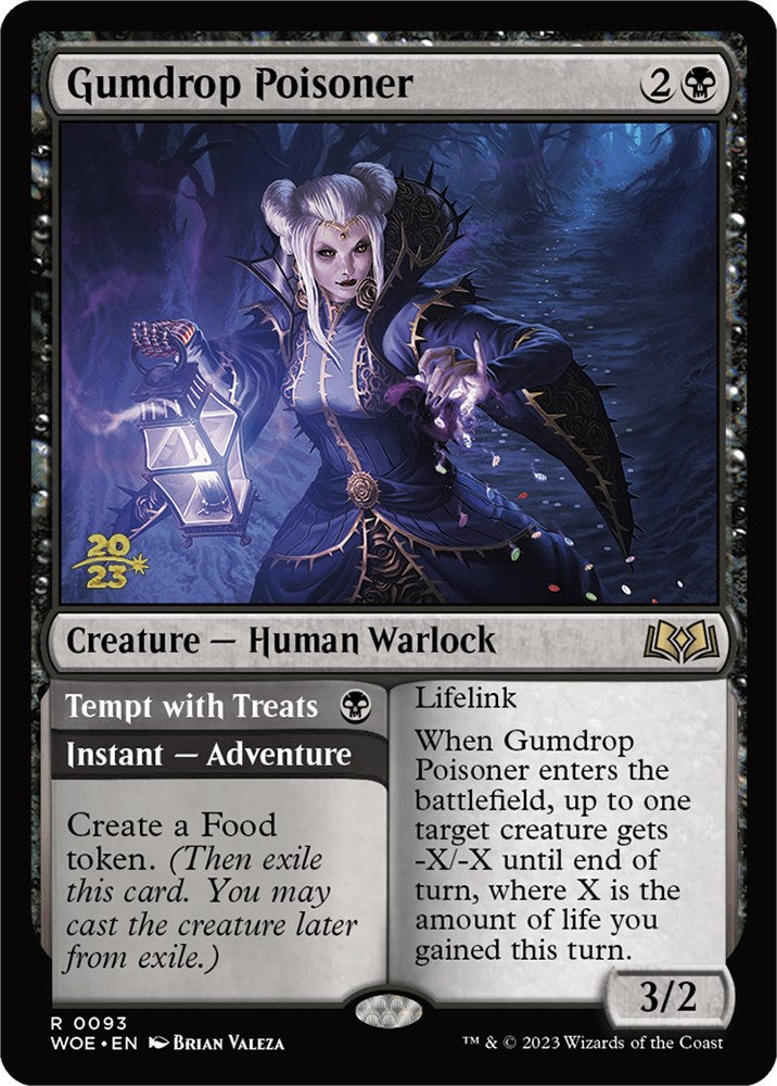 Image of Gumdrop Poisoner // Tempt with Treats [Wilds of Eldraine Prerelease Promos]