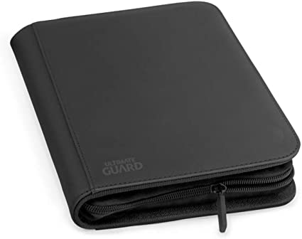 Black Xenoskin Zipfolio 4 Pocket - Ultimate Guard
