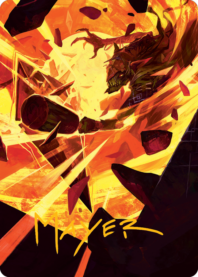 Image of Zada, Hedron Grinder Art Card (Gold-Stamped Signature) [March of the Machine Art Series]