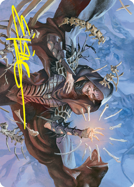 Image of Valentin, Dean of the Vein Art Card (Gold-Stamped Signature) [Strixhaven: School of Mages Art Series]