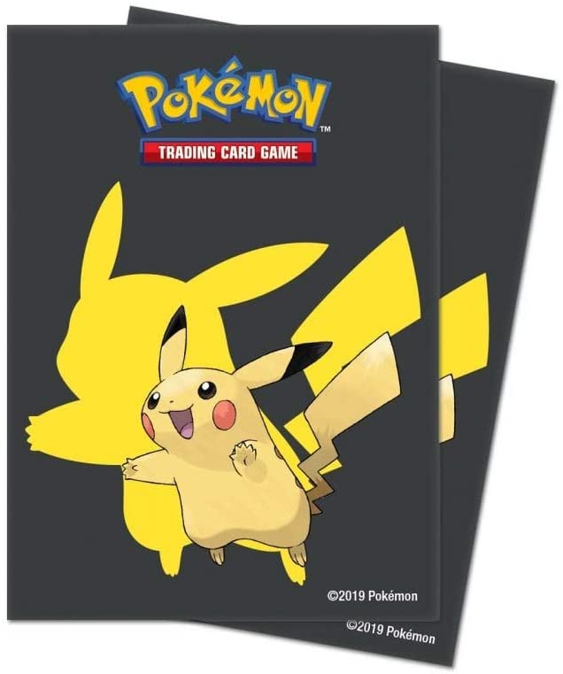 Image of Pikachu Card Sleeves - Pokemon  [65 ct]