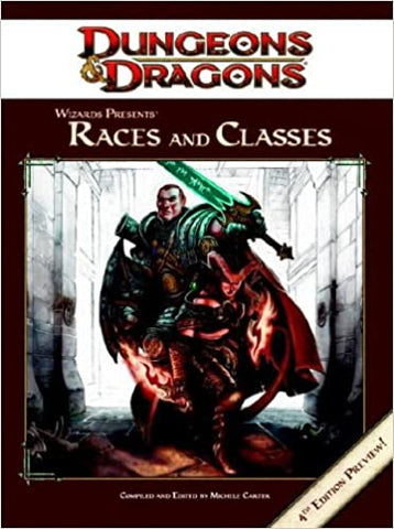 Dungeons and Dragons 4th Edition Races and Classes