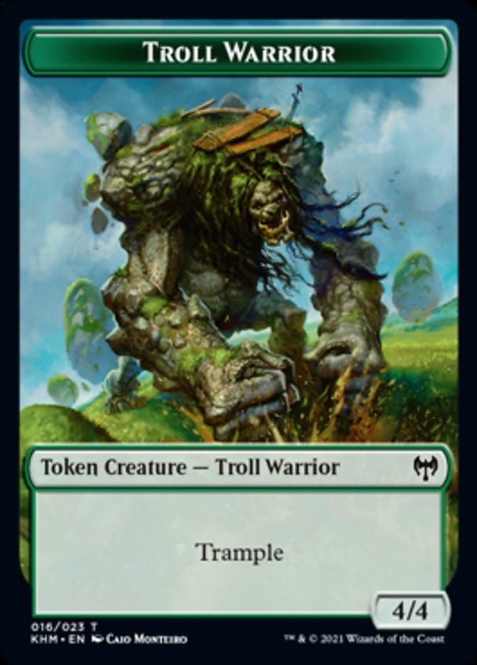 Image of Troll Warrior Token [Kaldheim Tokens]