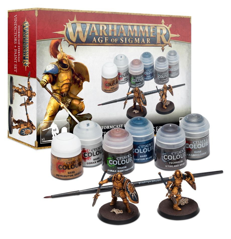 Image of Stormcast Eternals Vindicators + Paint Set Warhammer Age of Sigmar