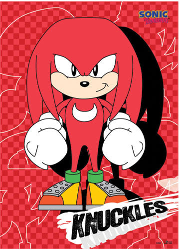Image of SONIC CLASSIC KNUCKLES WALL SCROLL