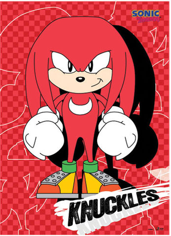 SONIC CLASSIC KNUCKLES WALL SCROLL