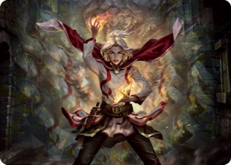 Image of Delina, Wild Mage Art Card [Dungeons & Dragons: Adventures in the Forgotten Realms Art Series]