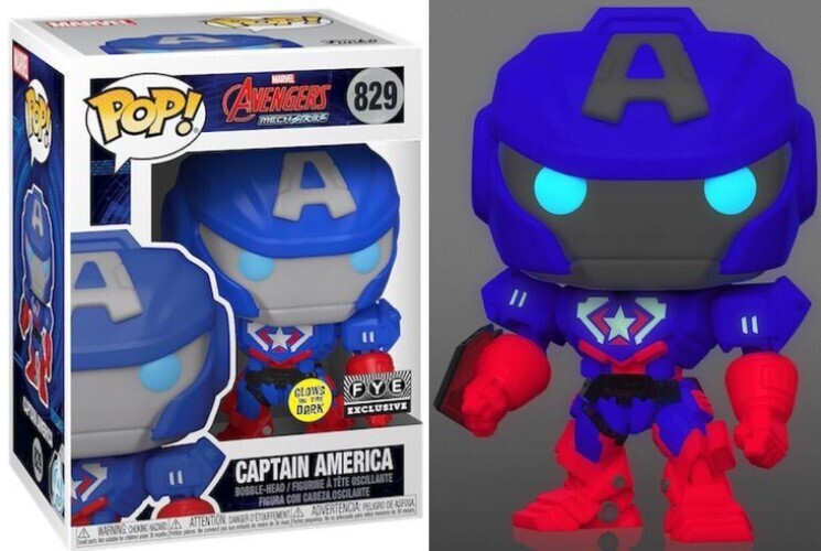 Image of Captain America #829 (Avengers MechStrike Fye Exclusive) Glows in the Dark