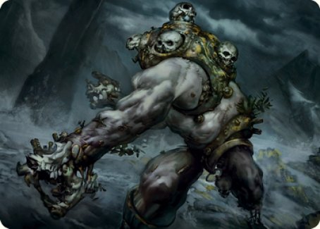 Image of Skull Skaab Art Card [Innistrad: Crimson Vow Art Series]